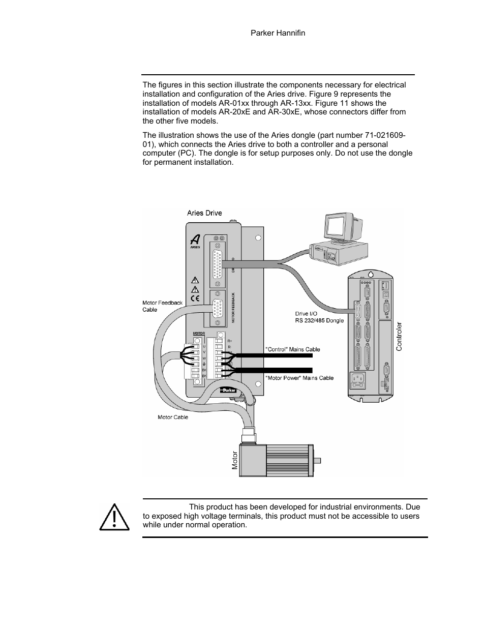 System installation overview | Parker Hannifin 88-021610-01G User Manual | Page 34 / 208