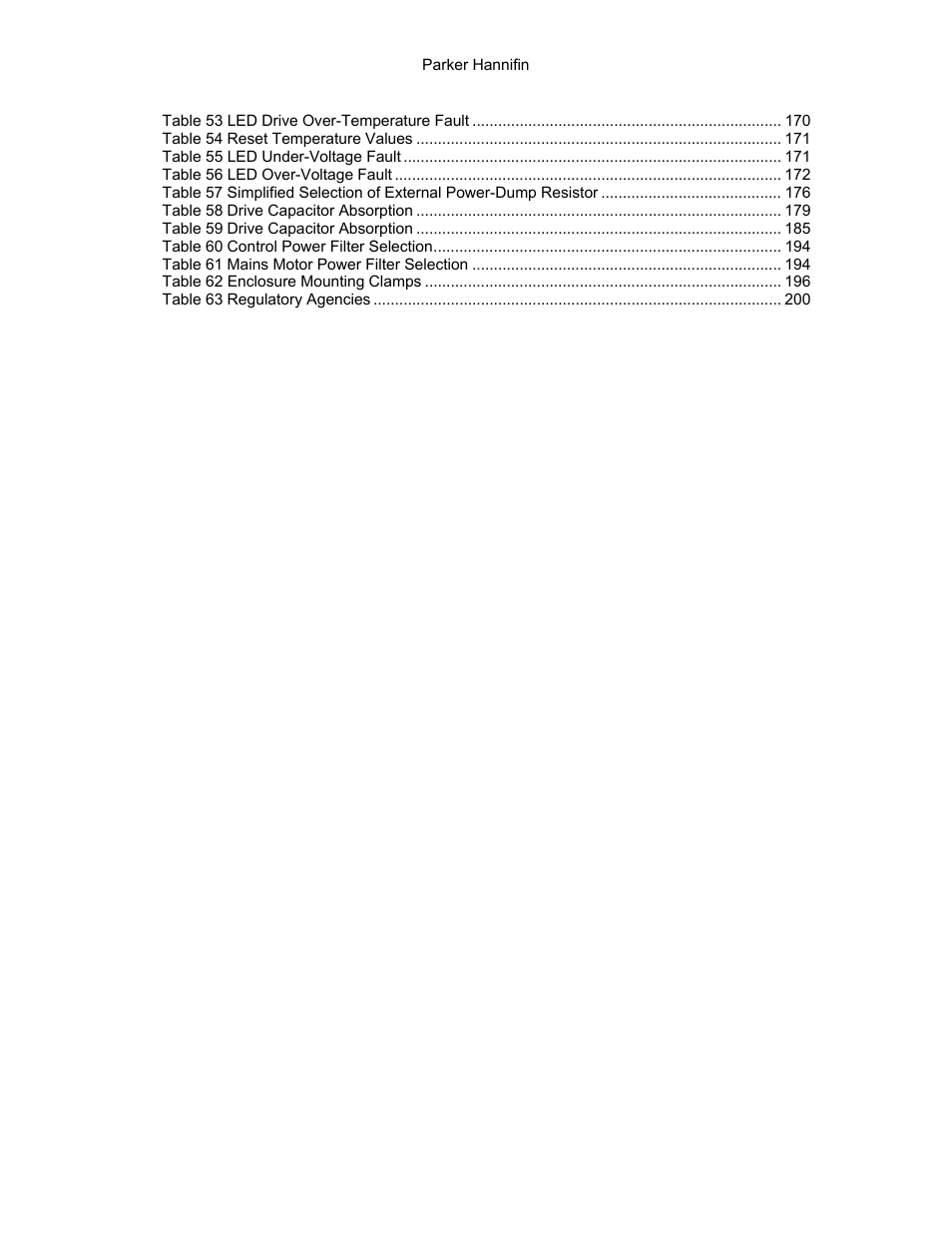 Parker Hannifin 88-021610-01G User Manual | Page 6 / 208