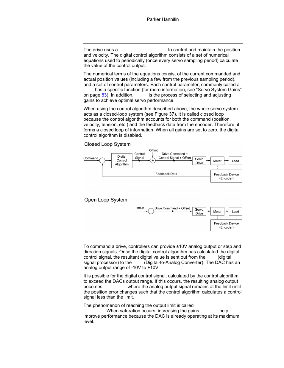 Servo tuning overview | Parker Hannifin 88-021610-01G User Manual | Page 79 / 208