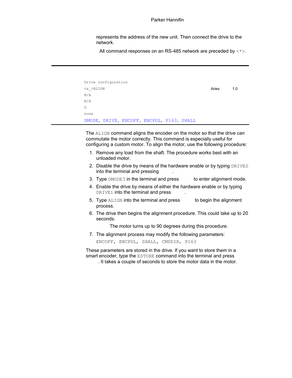 Align | Parker Hannifin 88-021610-01G User Manual | Page 96 / 208