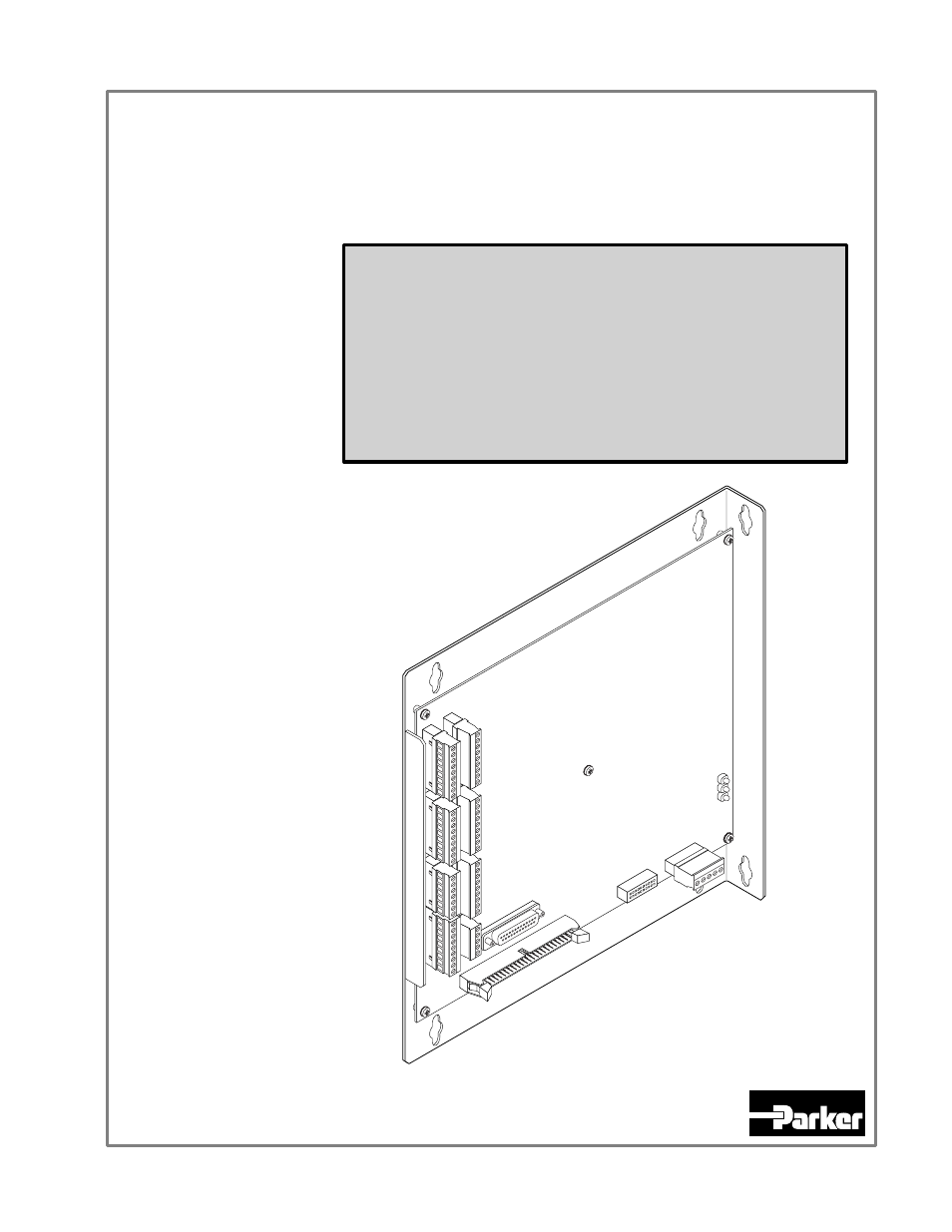 Parker Hannifin SERVO CONTROLLER OEM6250 User Manual | 61 pages