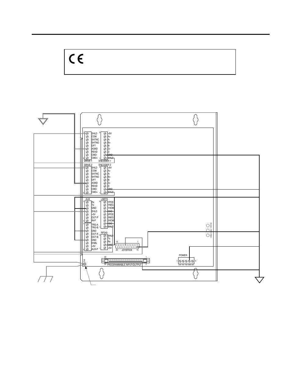 Electrical connections, Grounding system, Chapter 1. installation | Parker Hannifin SERVO CONTROLLER OEM6250 User Manual | Page 11 / 61