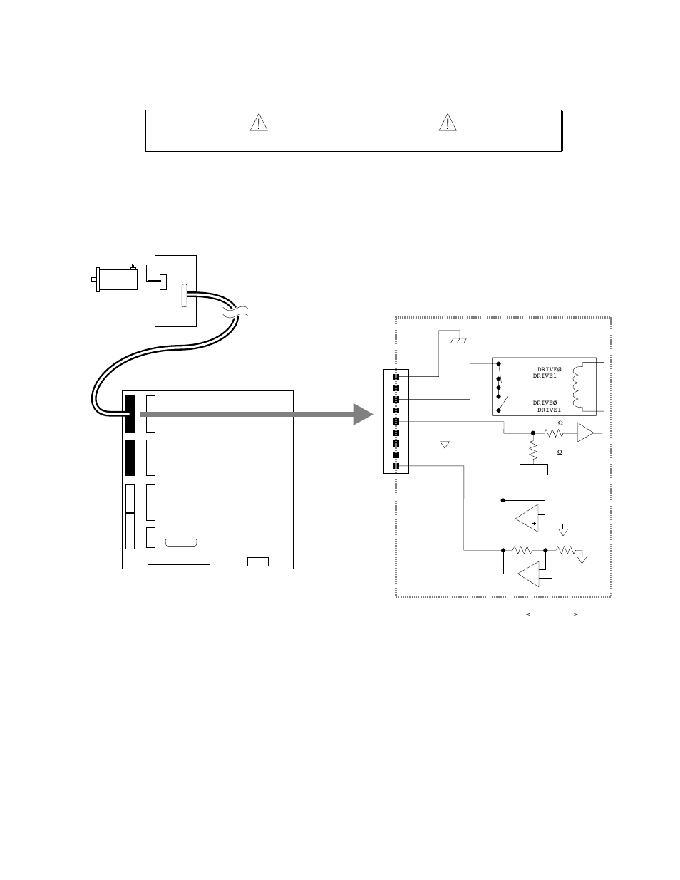 Motor drivers, Warning, Connections & internal schematics | Parker Hannifin SERVO CONTROLLER OEM6250 User Manual | Page 13 / 61