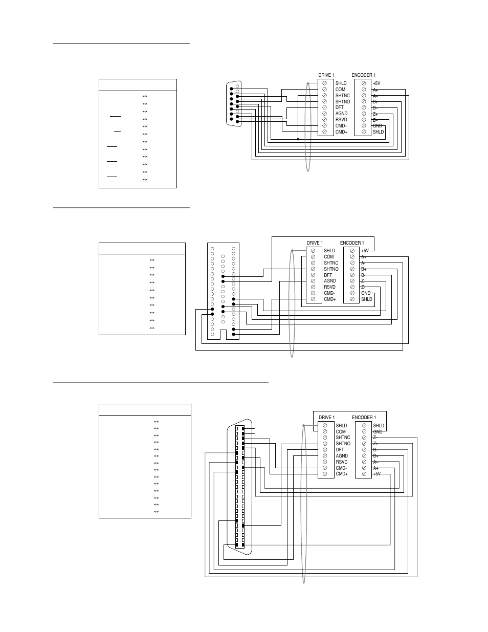 Oem6250, 9bd-e drive, Dynaserv drives (most) | Linearserv drive and dynaserv dm1004 drive, Chapter 1. installation, Bd-e drive, Dynaserv drive, Linearserv or dm1004 drive | Parker Hannifin SERVO CONTROLLER OEM6250 User Manual | Page 15 / 61