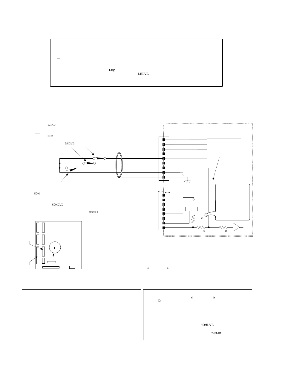 End-of-travel & home limit inputs, End-of-travel and home limit inputs, Connections & internal schematics | Pin outs & specifications | Parker Hannifin SERVO CONTROLLER OEM6250 User Manual | Page 18 / 61