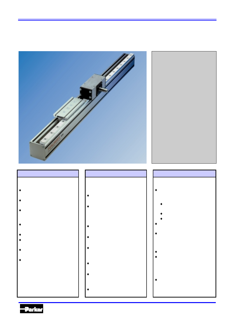 Hlez – linear actuators with rack-and-pinion drive | Parker Hannifin 192-510011N7 User Manual | Page 17 / 36