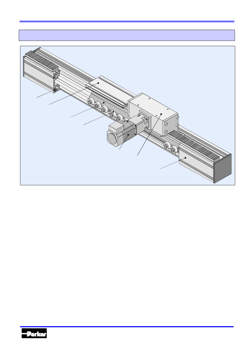 Construction of the hlez, Hlez – linear actuators with rack-and-pinion drive | Parker Hannifin 192-510011N7 User Manual | Page 19 / 36