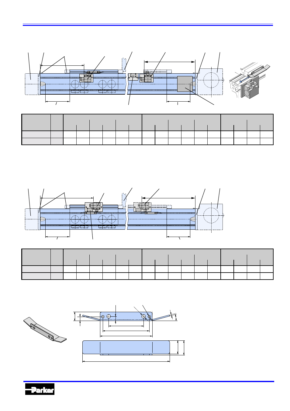 Accessories for hle and hlez, Tripping plate, Automation | Parker Hannifin 192-510011N7 User Manual | Page 32 / 36