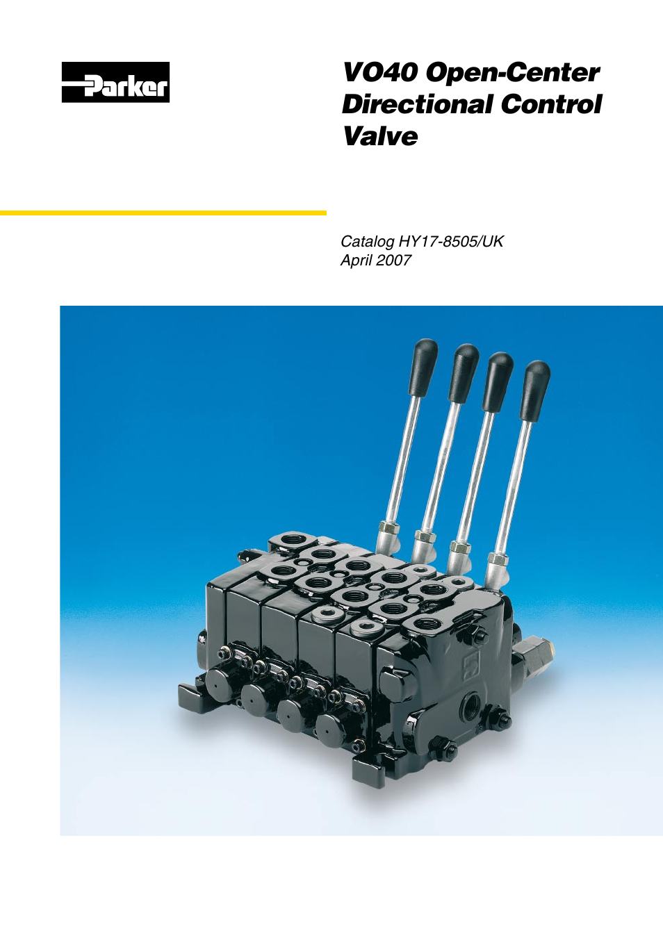 Parker Hannifin VO40 User Manual | 28 pages