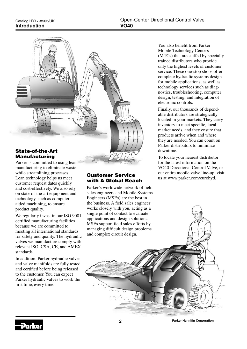 Parker Hannifin VO40 User Manual | Page 6 / 28