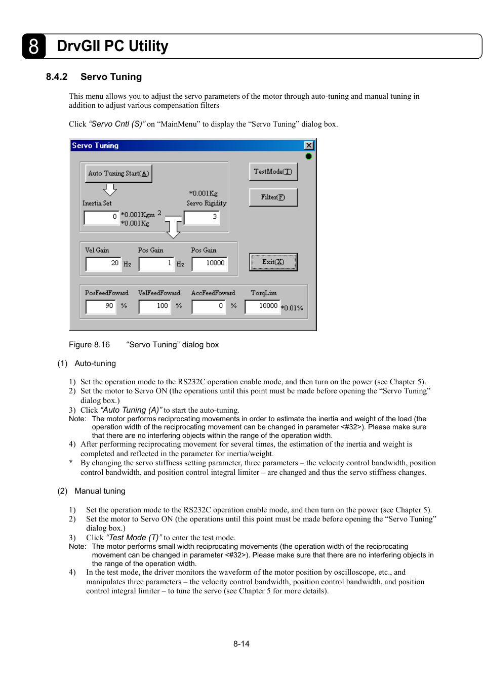 Drvgii pc utility | Parker Hannifin Dynaserv G2 User Manual | Page 106 / 189