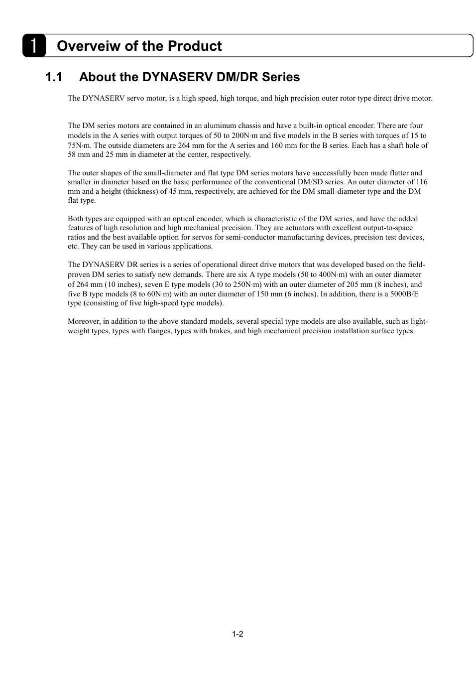 1about the dynaserv dm/dr series, Overveiw of the product, 1 about the dynaserv dm/dr series | Parker Hannifin Dynaserv G2 User Manual | Page 13 / 189