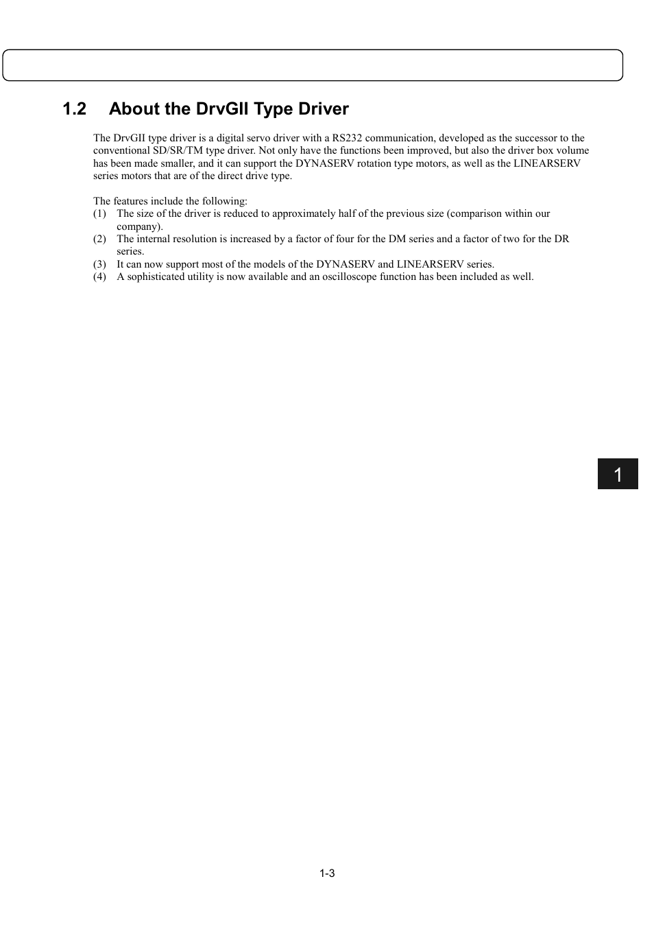 2about the drvgii type driver, 2 about the drvgii type driver | Parker Hannifin Dynaserv G2 User Manual | Page 14 / 189