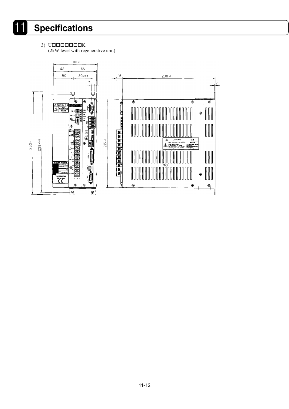 Specifications | Parker Hannifin Dynaserv G2 User Manual | Page 147 / 189