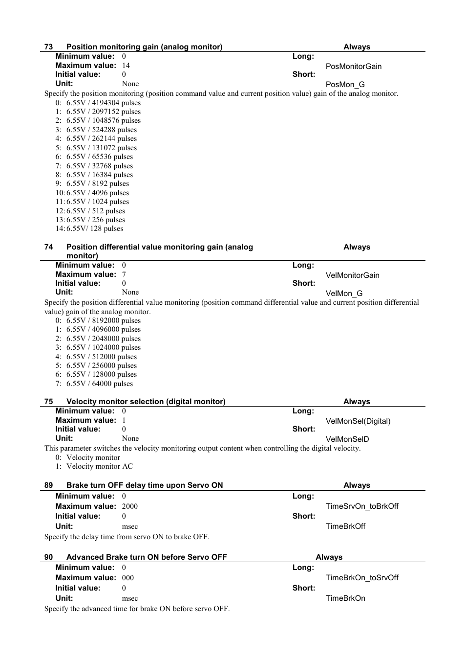 Parker Hannifin Dynaserv G2 User Manual | Page 161 / 189