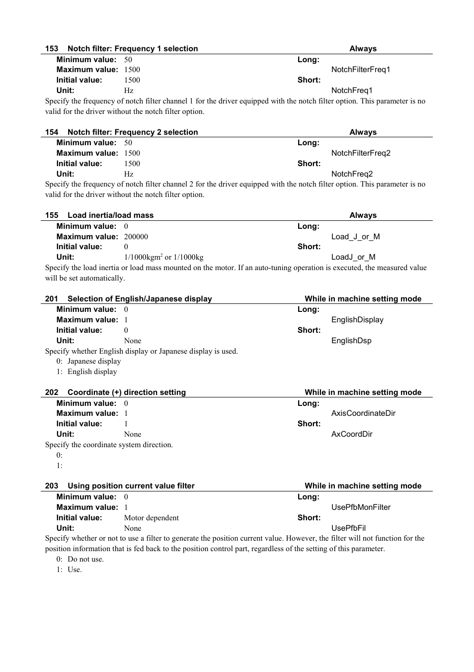 Parker Hannifin Dynaserv G2 User Manual | Page 165 / 189