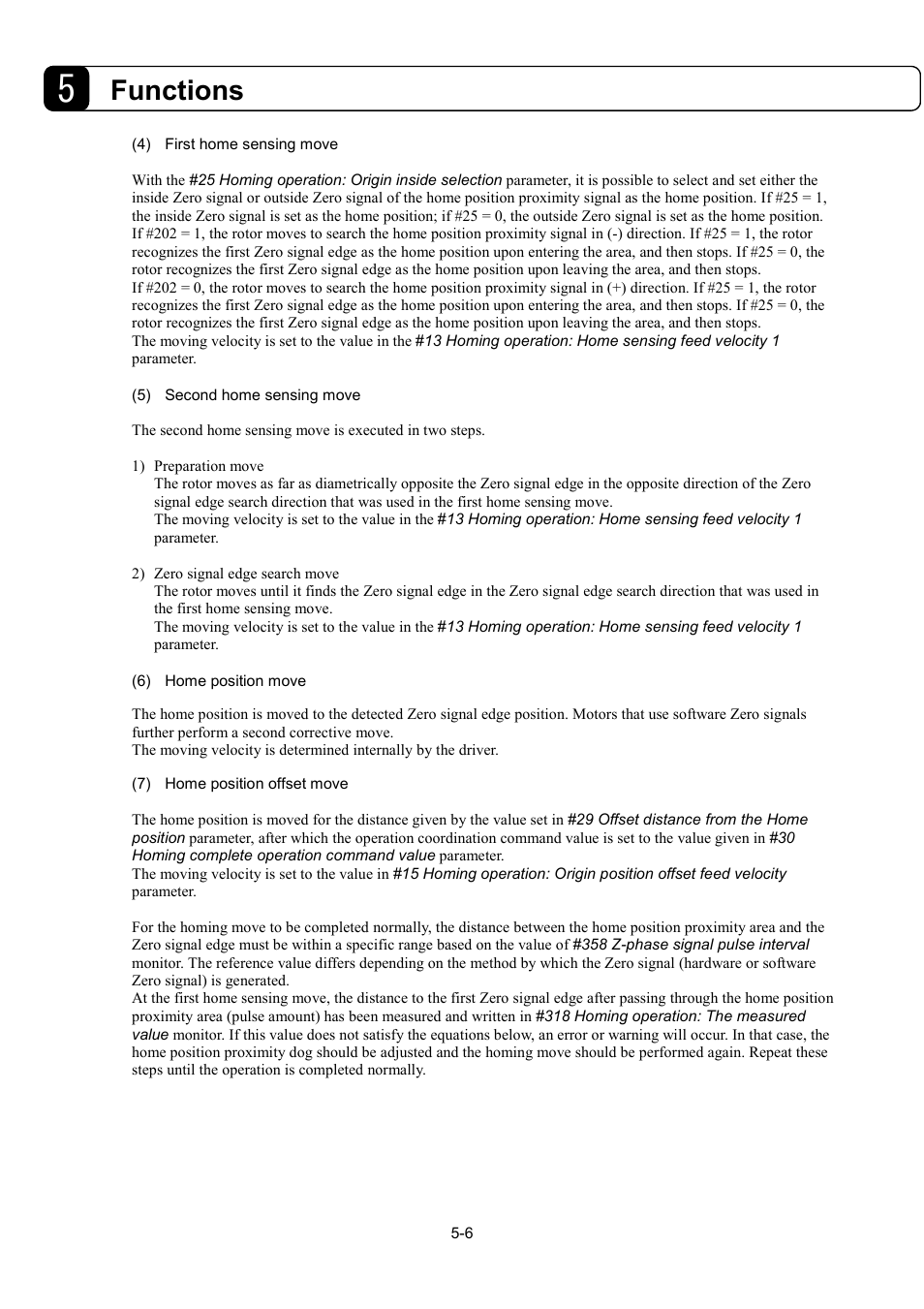 Functions | Parker Hannifin Dynaserv G2 User Manual | Page 60 / 189