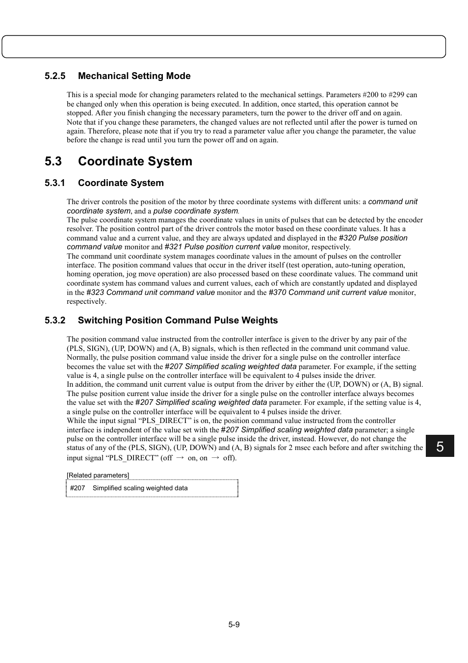 3 coordinate system | Parker Hannifin Dynaserv G2 User Manual | Page 63 / 189