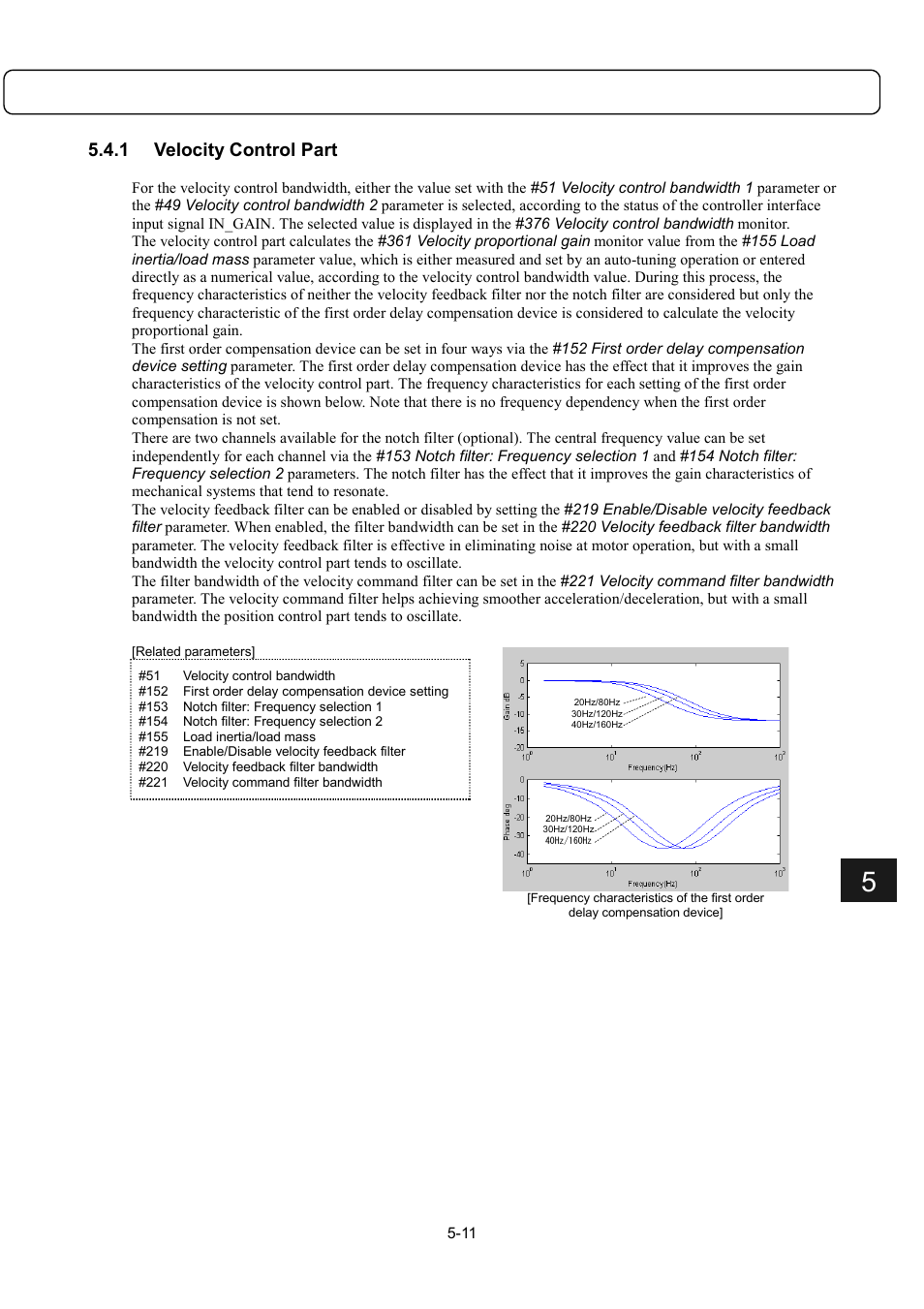1 velocity control part | Parker Hannifin Dynaserv G2 User Manual | Page 65 / 189