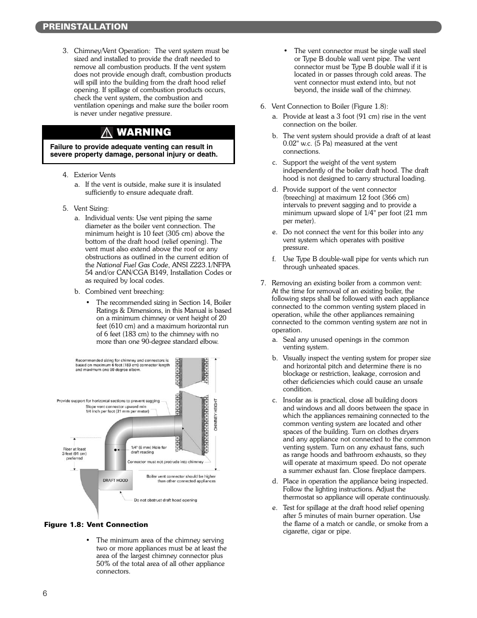 Warning | PB Heat 211A User Manual | Page 8 / 59