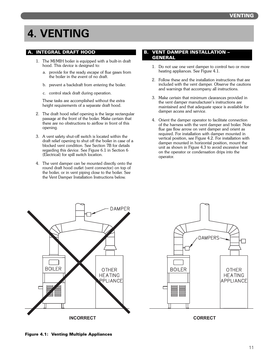 Venting | PB Heat MI/MIH series User Manual | Page 13 / 43