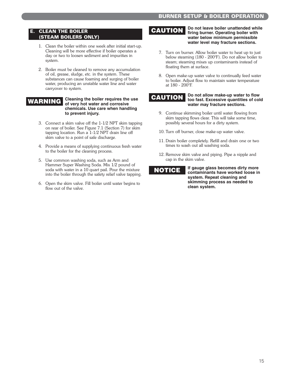 Warning, Caution, Notice | PB Heat EC Series User Manual | Page 17 / 27