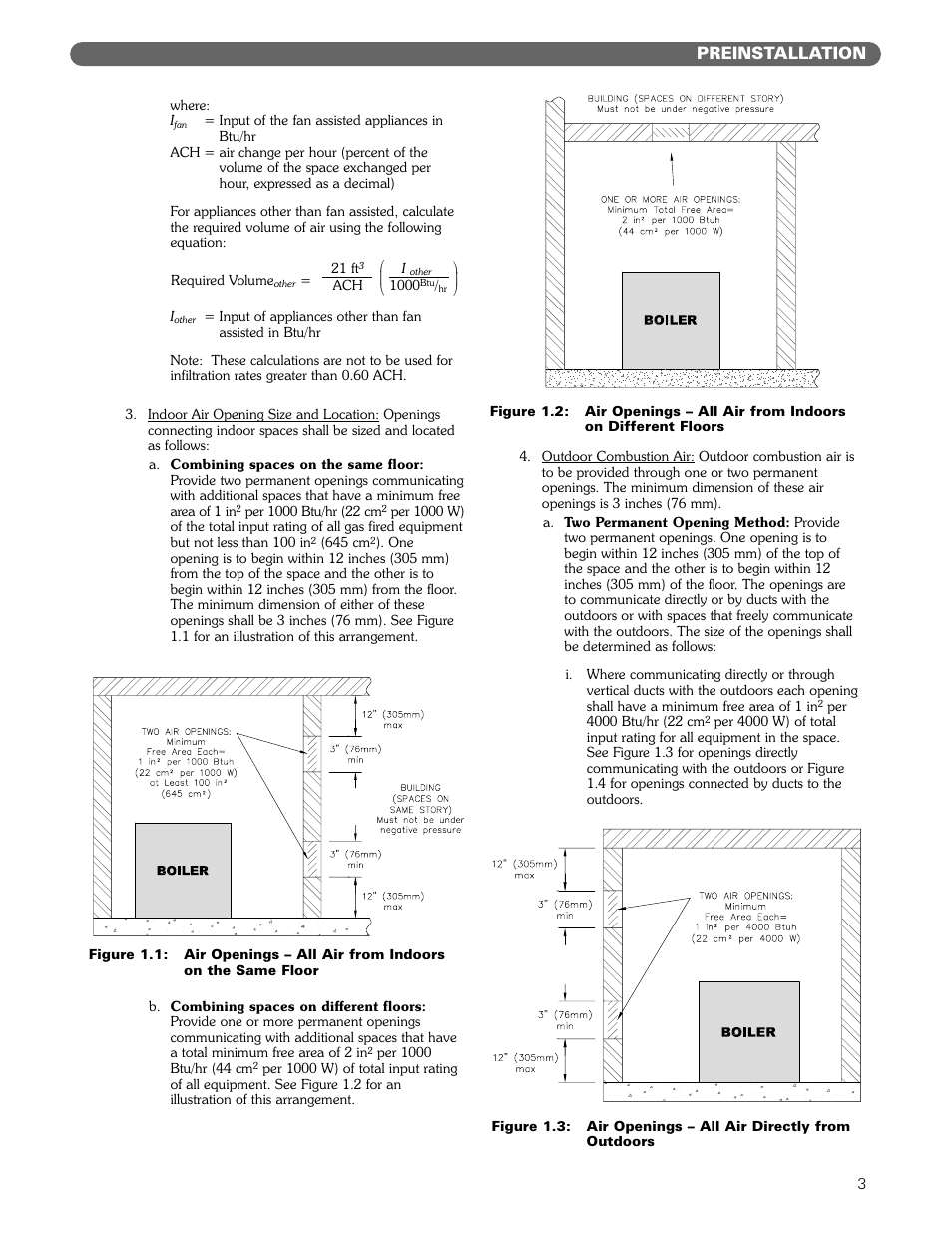 Preinstallation | PB Heat DE User Manual | Page 5 / 43