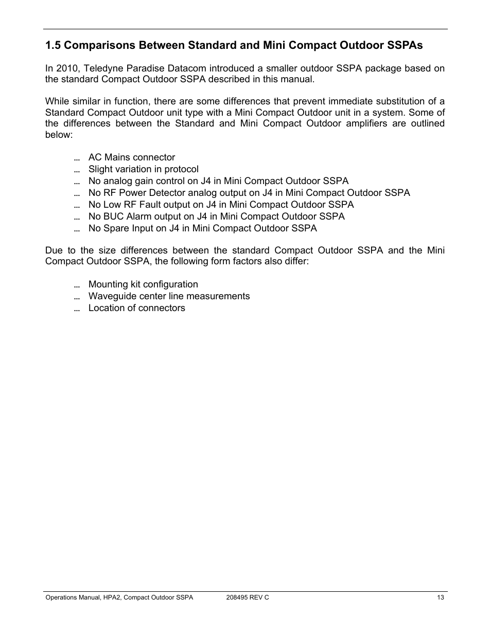 Paradise 205486 REV F User Manual | Page 13 / 142