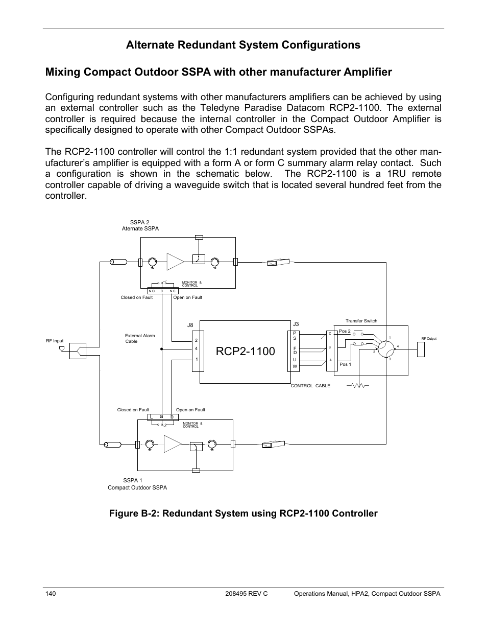 Alternate redundant system configurations | Paradise 205486 REV F User Manual | Page 140 / 142