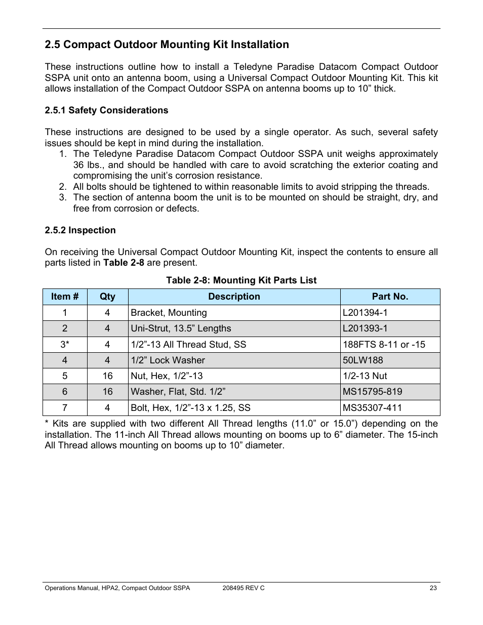 Paradise 205486 REV F User Manual | Page 23 / 142