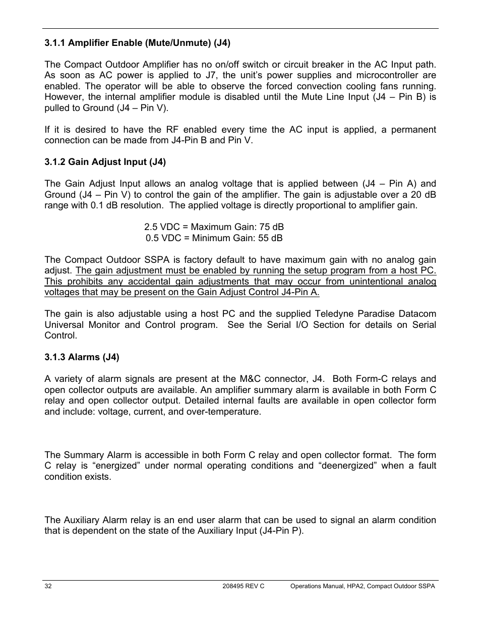 Paradise 205486 REV F User Manual | Page 32 / 142