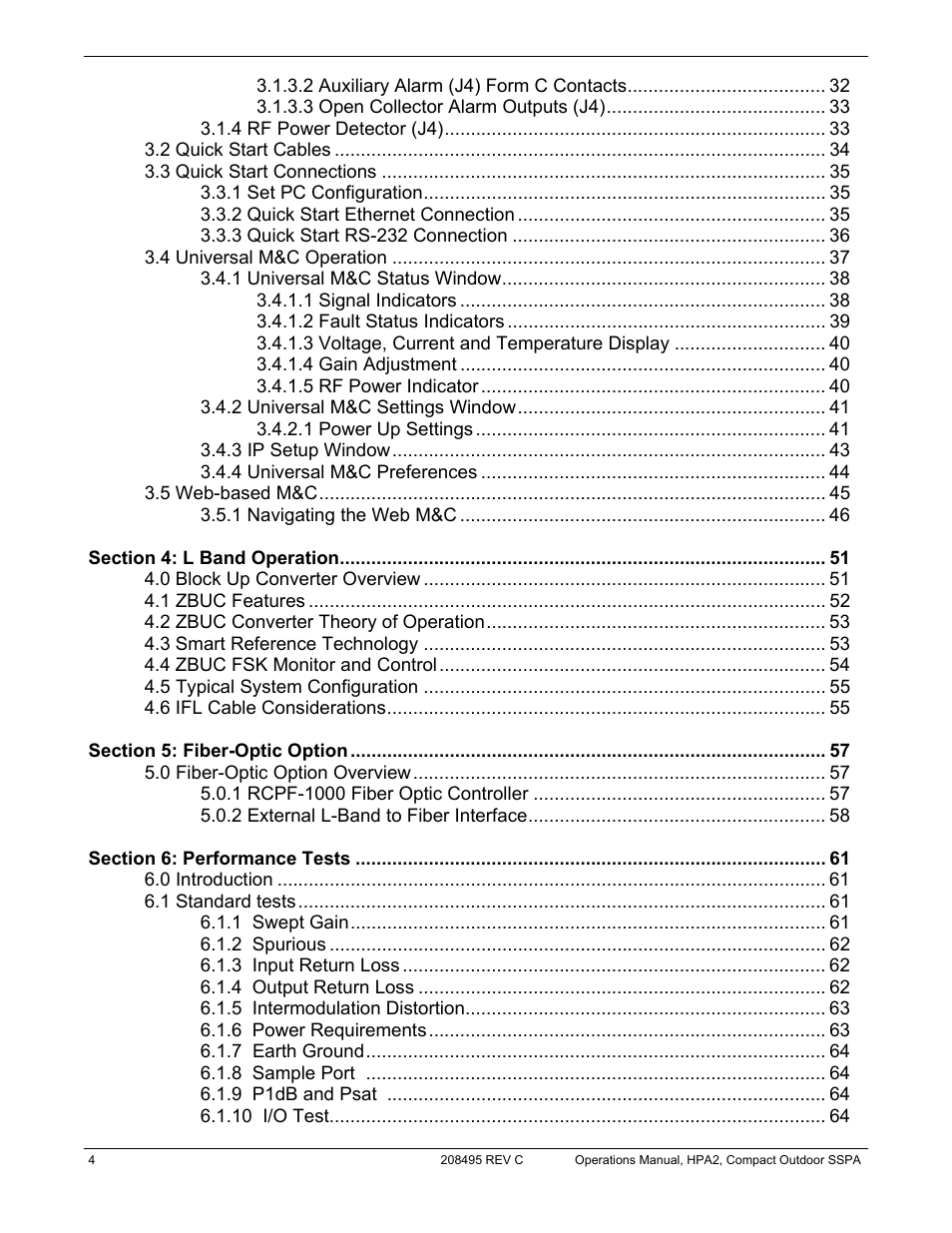 Paradise 205486 REV F User Manual | Page 4 / 142