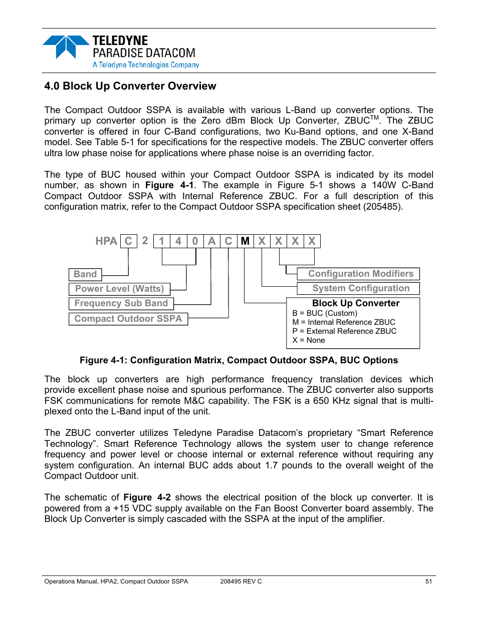 0 block up converter overview | Paradise 205486 REV F User Manual | Page 51 / 142