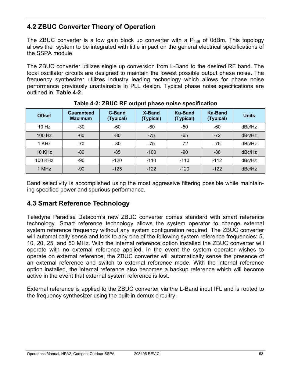 2 zbuc converter theory of operation, 3 smart reference technology | Paradise 205486 REV F User Manual | Page 53 / 142