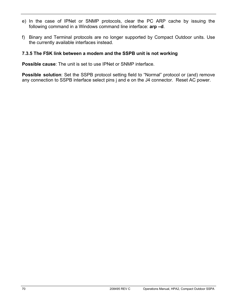Paradise 205486 REV F User Manual | Page 70 / 142