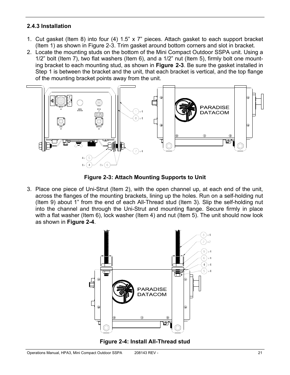 Paradise RA 5785 User Manual | Page 21 / 82