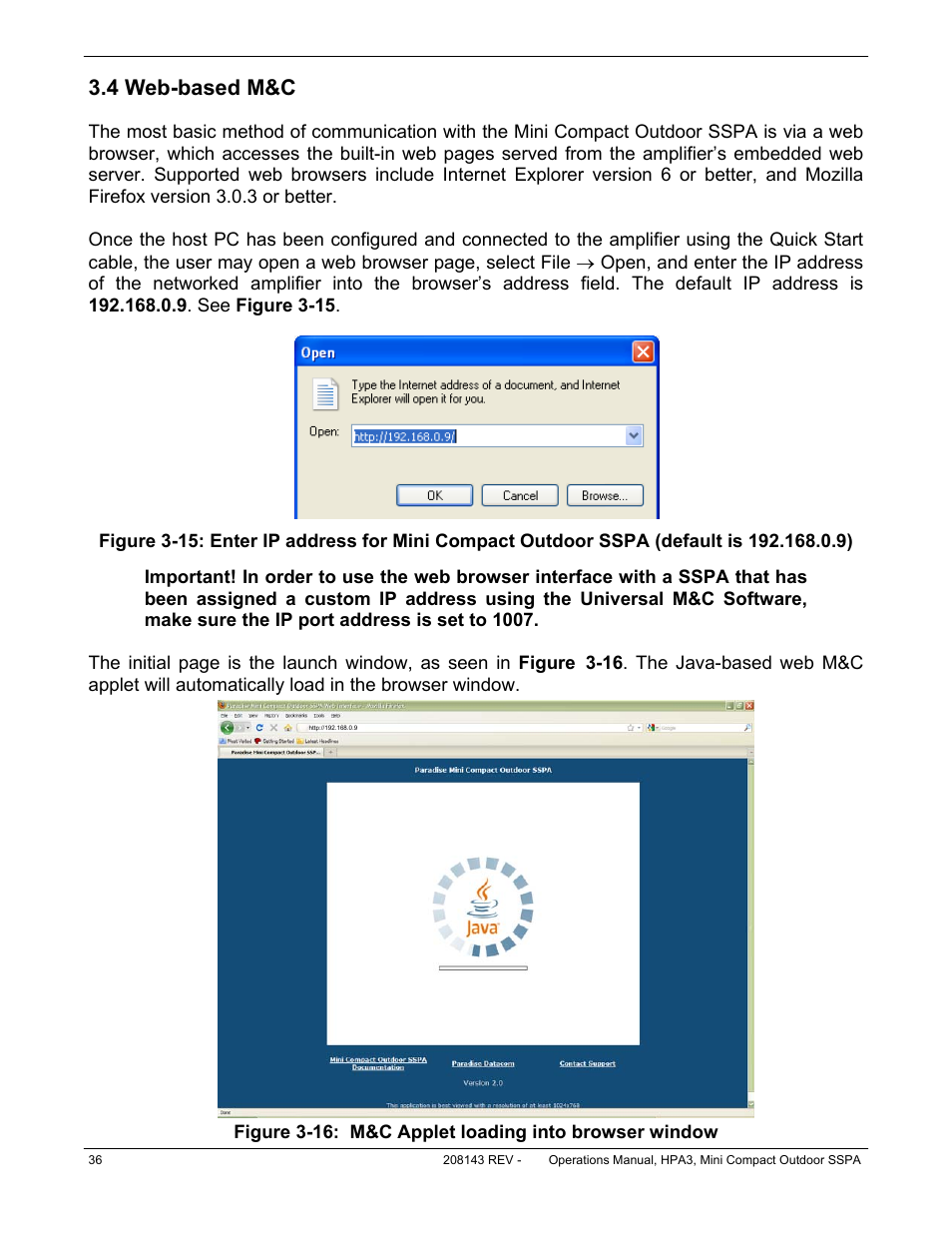 4 web-based m&c | Paradise RA 5785 User Manual | Page 36 / 82