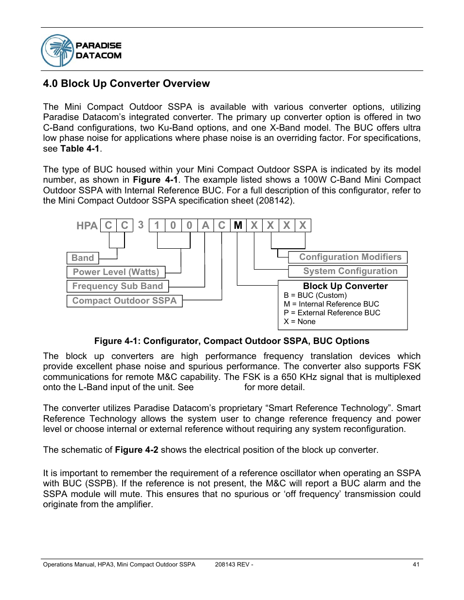 0 block up converter overview | Paradise RA 5785 User Manual | Page 41 / 82