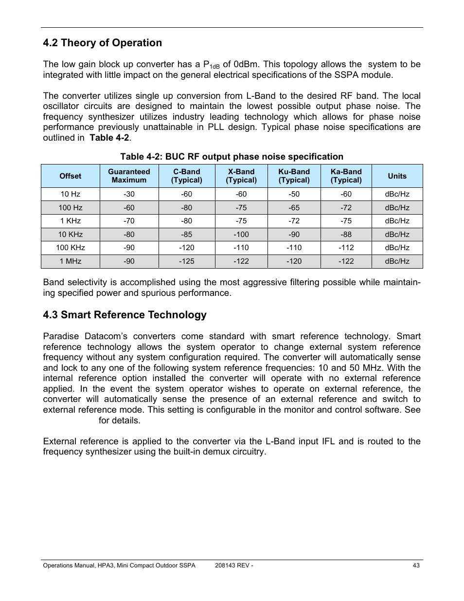 2 theory of operation, 3 smart reference technology | Paradise RA 5785 User Manual | Page 43 / 82