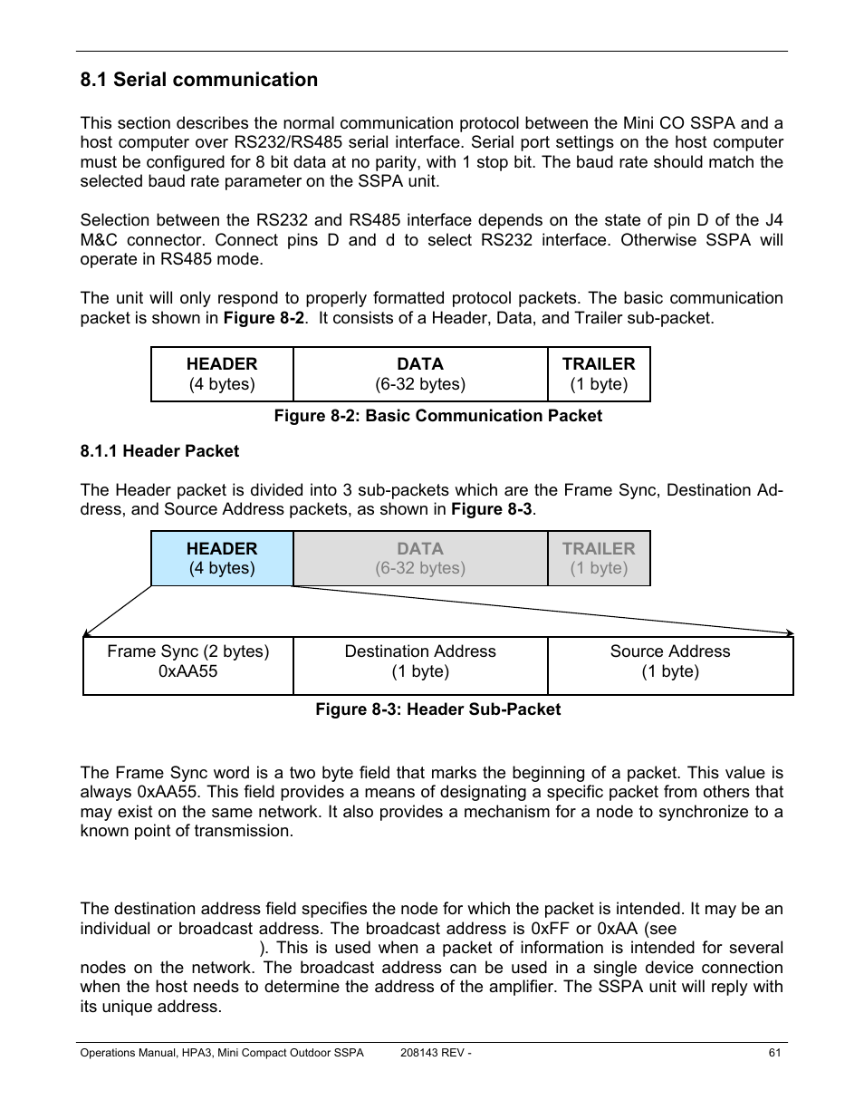 Paradise RA 5785 User Manual | Page 61 / 82