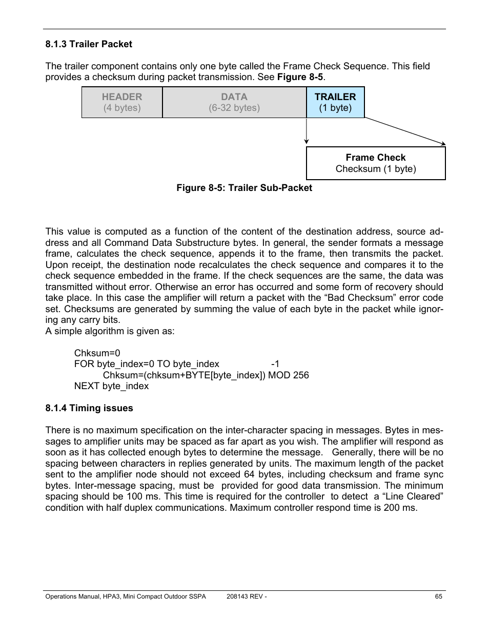 Paradise RA 5785 User Manual | Page 65 / 82