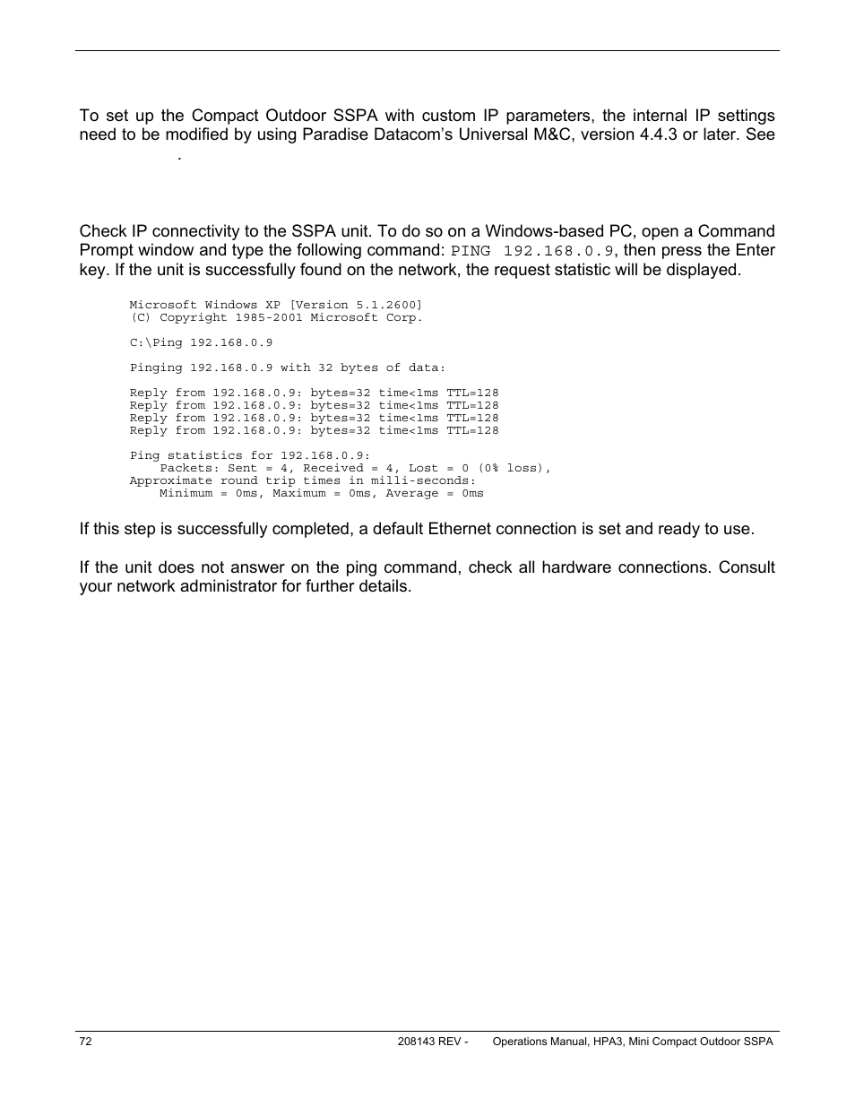 Paradise RA 5785 User Manual | Page 72 / 82