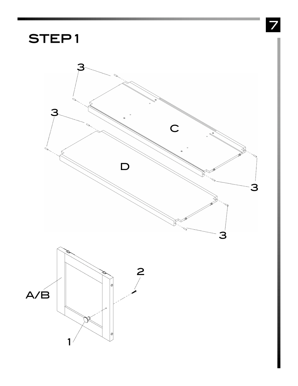 7step 1 | Pinnacle Design TV63003 User Manual | Page 8 / 17