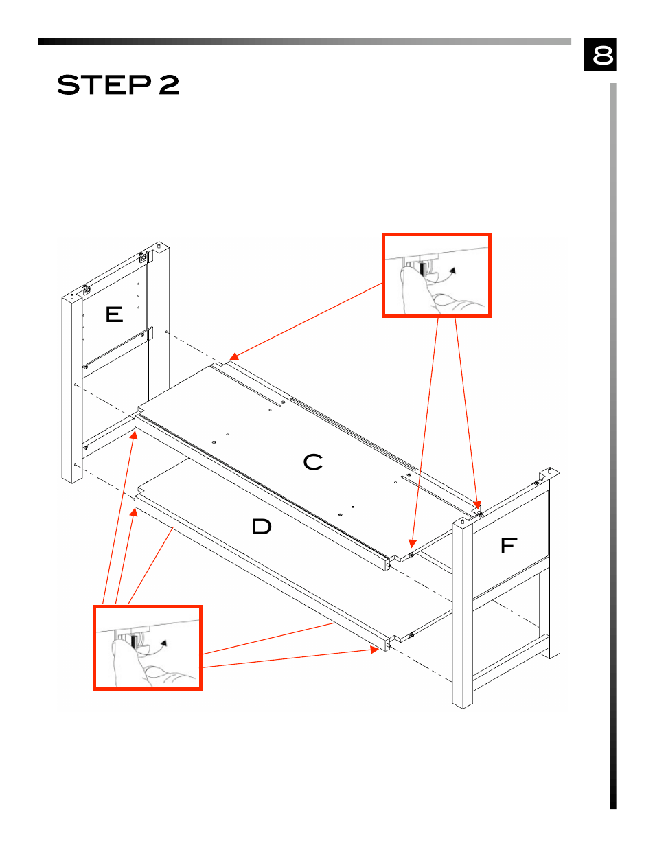 8step 2 | Pinnacle Design TV63003 User Manual | Page 9 / 17