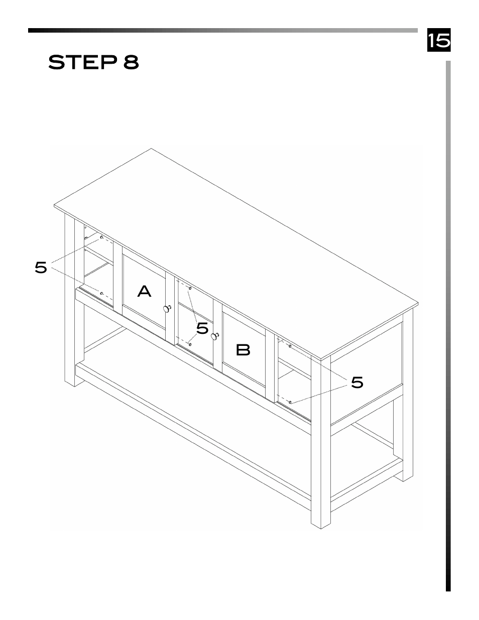 15 step 8 | Pinnacle Design TV33003 User Manual | Page 16 / 17