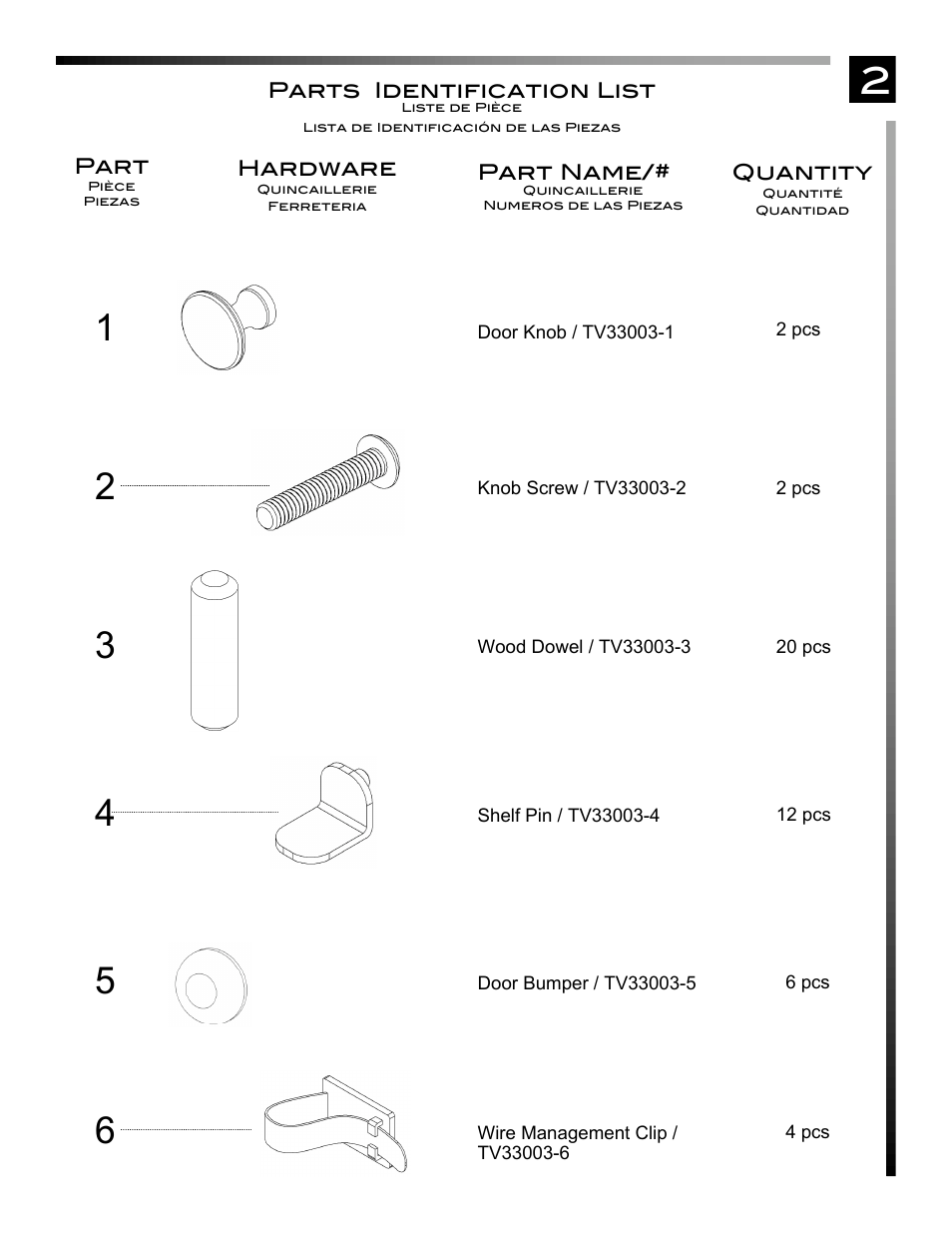 Pinnacle Design TV33003 User Manual | Page 3 / 17