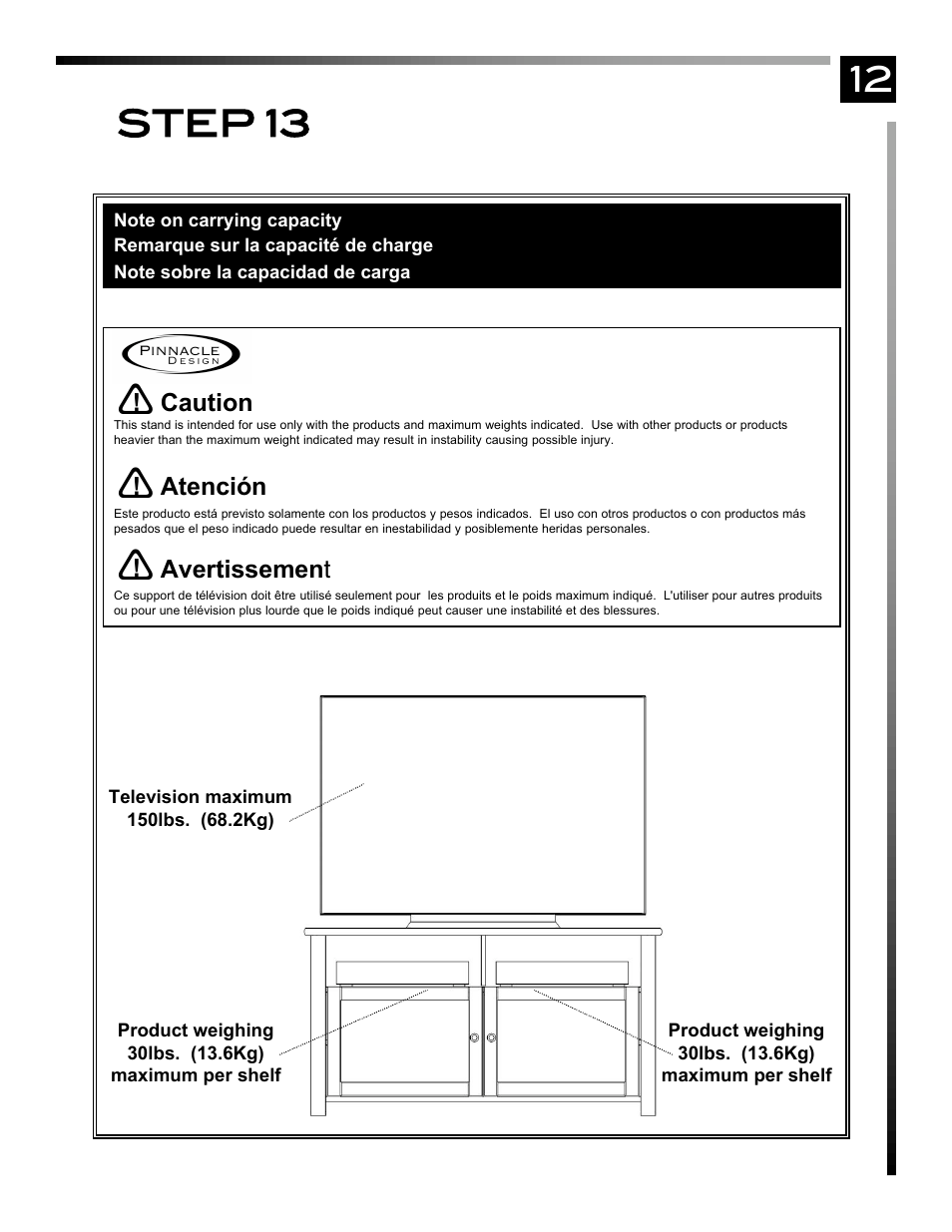 Step 13 | Pinnacle Design TV26203 User Manual | Page 13 / 13