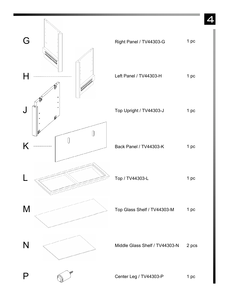 Pinnacle Design TV44303 User Manual | Page 5 / 12