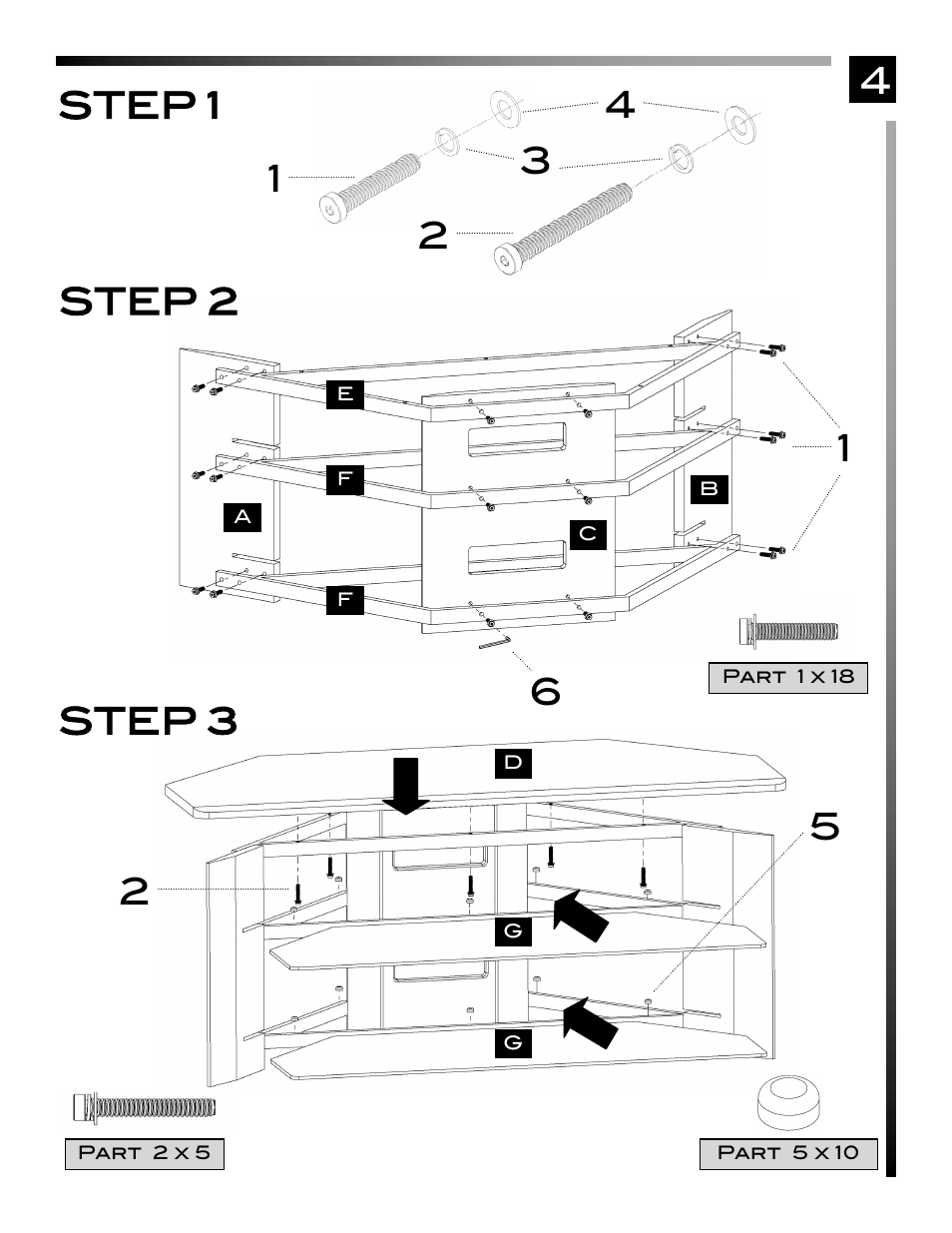 4step 1 6 1, Step 2, Step 3 | Pinnacle Design TR5000B User Manual | Page 5 / 5