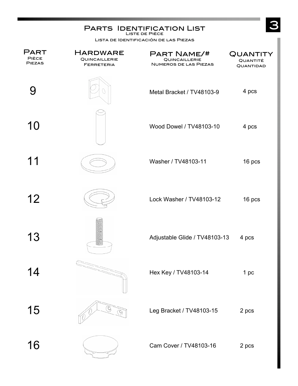 Pinnacle Design TV48103 User Manual | Page 4 / 14